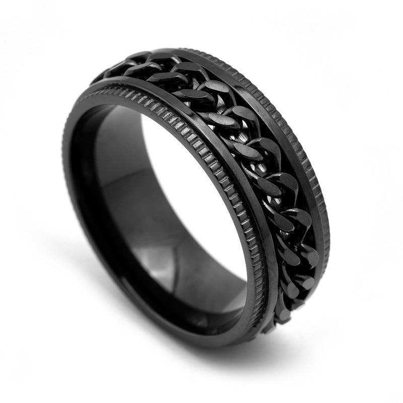 Stainless Steel Fidget Rings