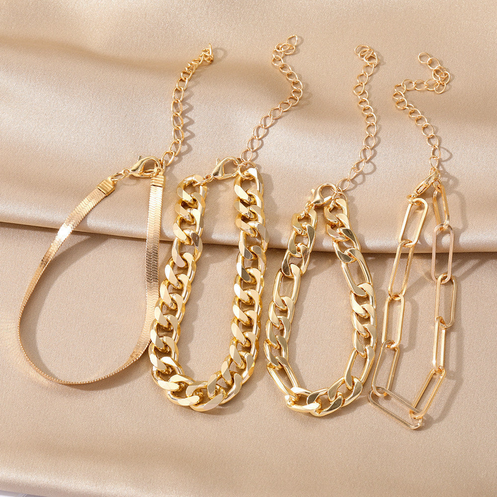 Gold Bracelet Set