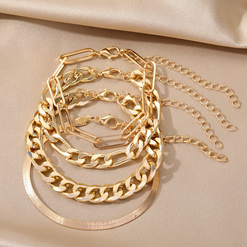 Gold Bracelet Set