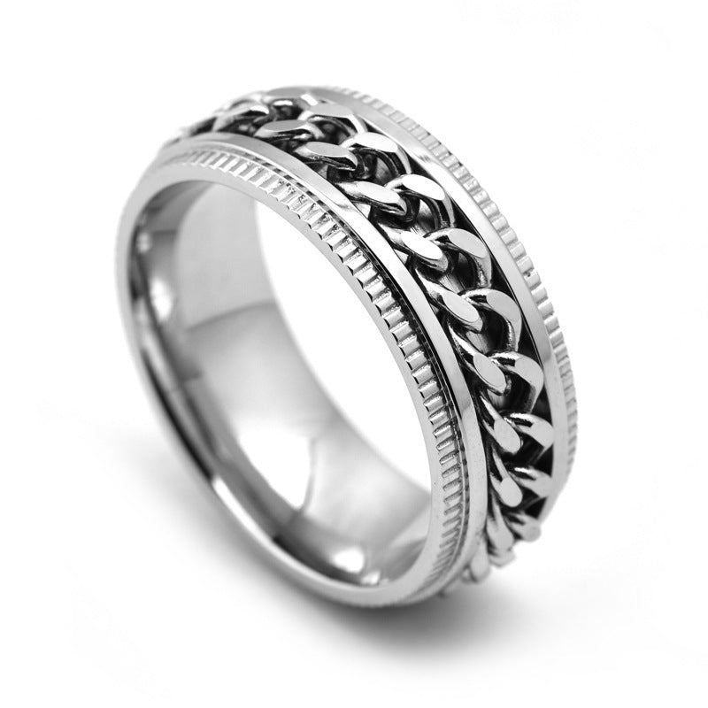 Stainless Steel Fidget Rings
