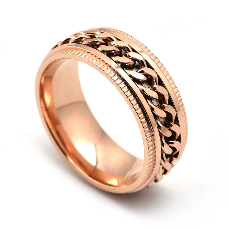 Stainless Steel Fidget Rings